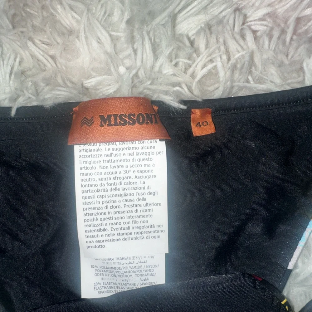 New Missoni Mare Zig-zag Knit Bikini Bottom Size 40 - Picture 10 of 11